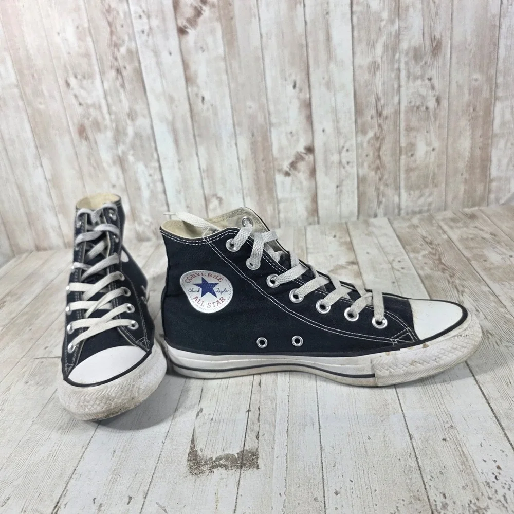 Converse Chuck Taylor All Star High Top Black Canvas Sneakers M9160 Womens 7.5 - Picture 8 of 8